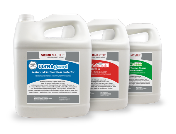 Selection of WerkMaster brand products for your floor or any surface type