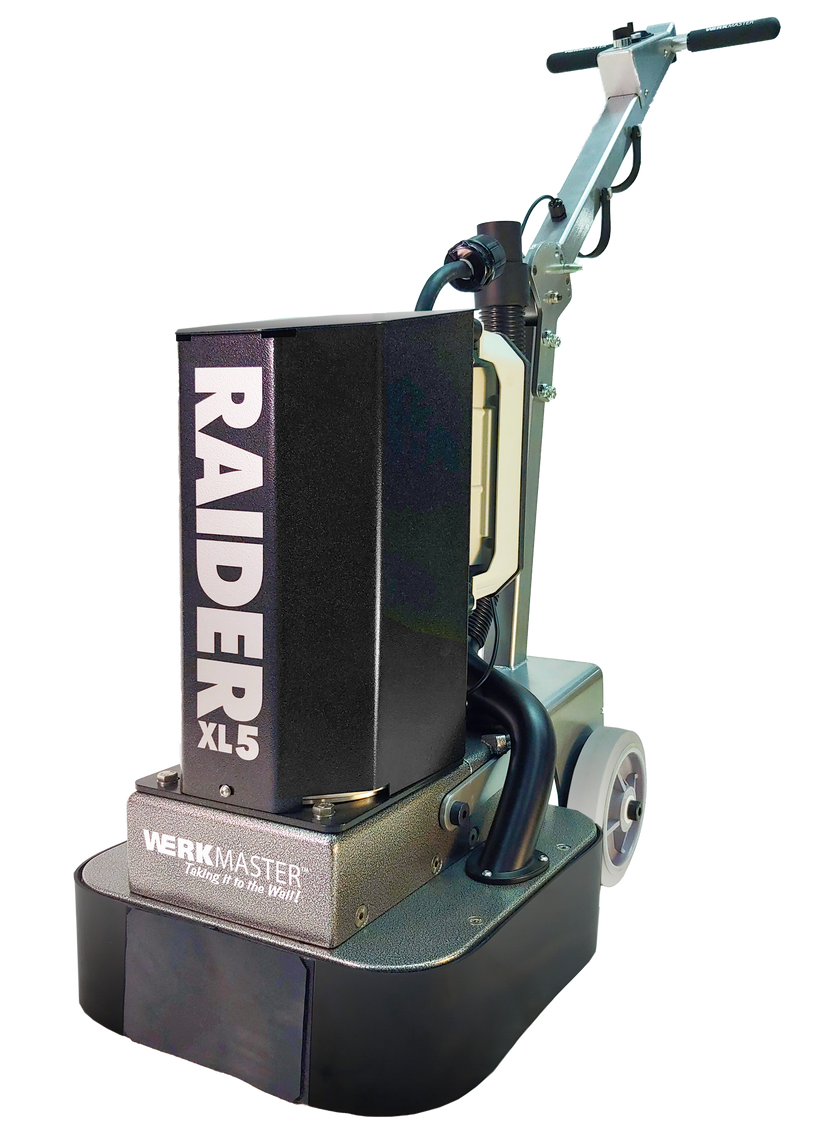 Buy WerkMaster's Raider XL5 concrete floor grinder and edger.