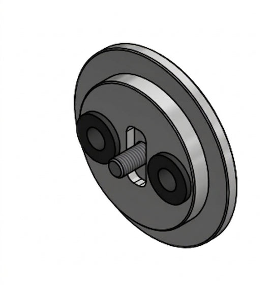 4" ULTRA FLEX ALUMINUM PAD DRIVER, RECESSED GROMMETS (THE EDGE/THE BOSS/RASP)