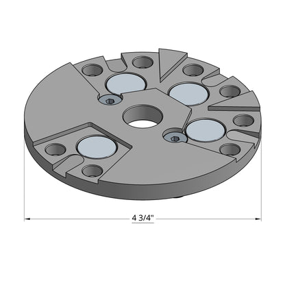 4 3/4" RETROFIT STEEL PLUG 'N GO PLATE (RAPTOR 1600)