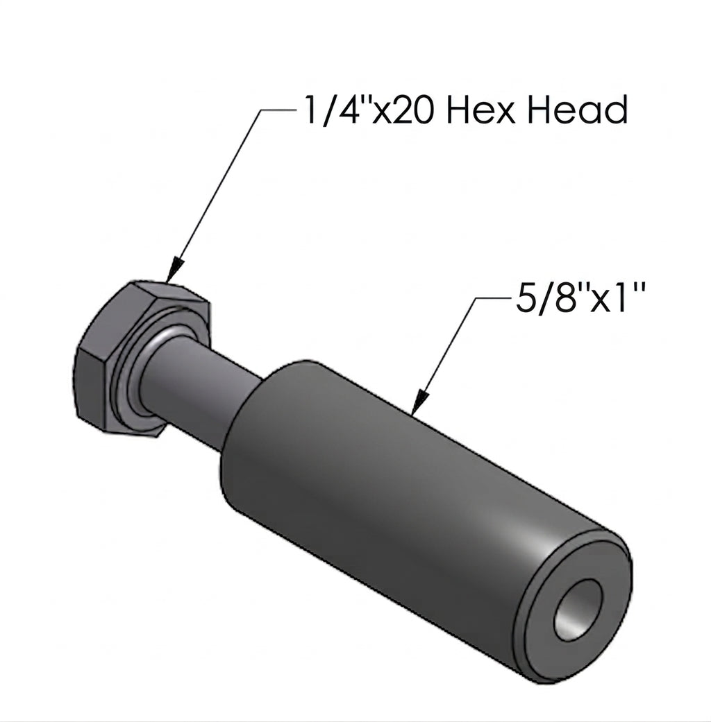 ADAPTER PLATE SHEAR PIN & SCREW COMBO