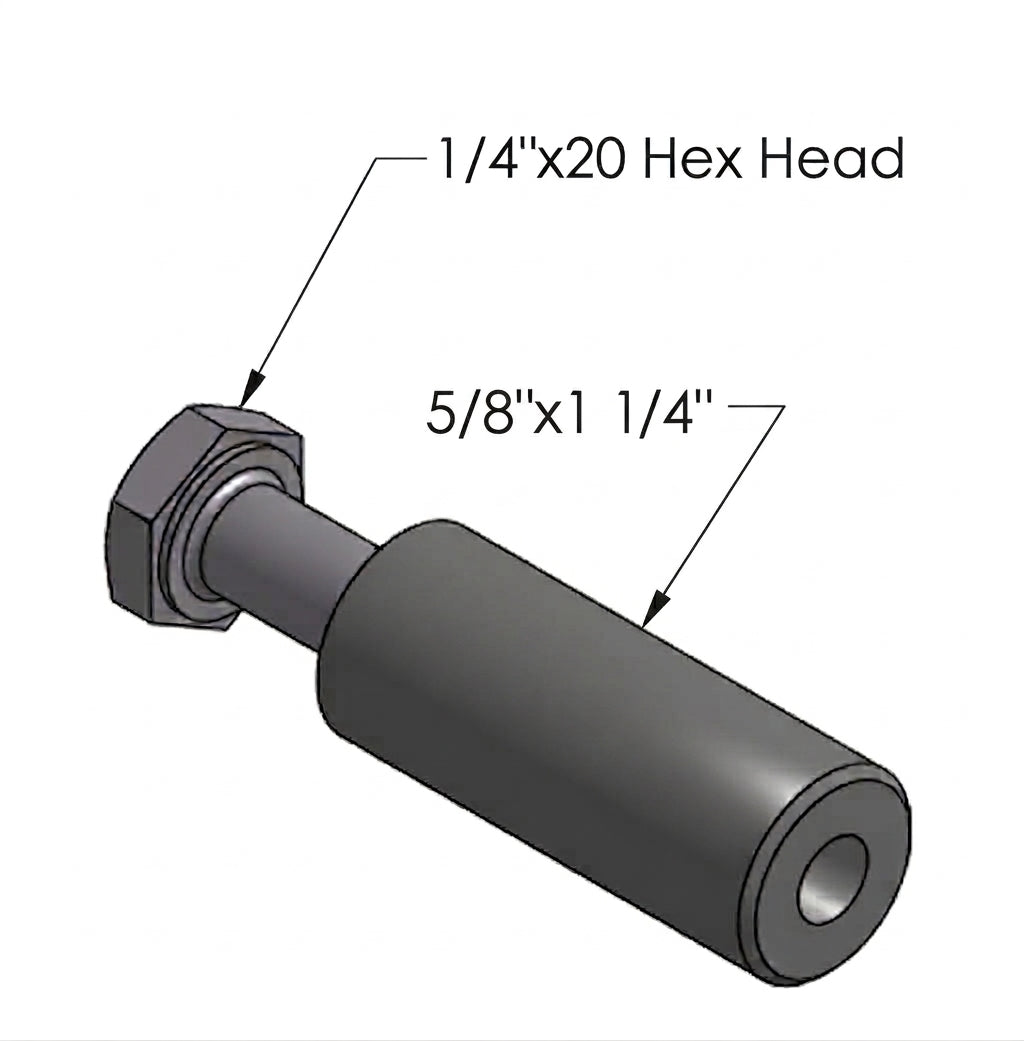 ADAPTER PLATE SHEAR PIN & SCREW COMBO