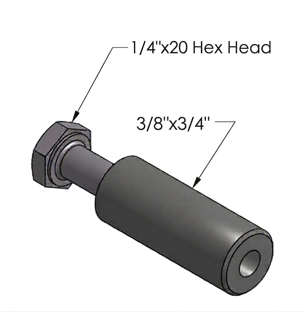 ADAPTER PLATE SHEAR PIN & SCREW COMBO